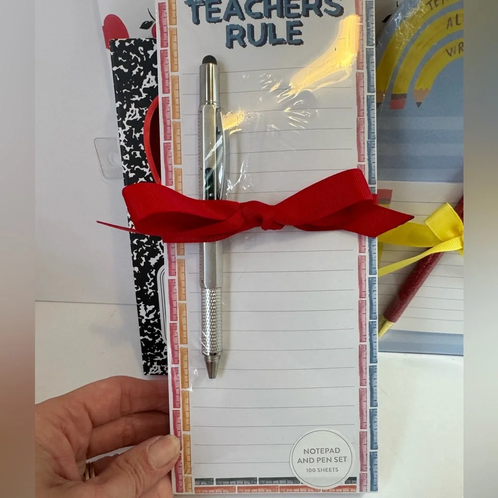 Teacher Gift Set with Stationery and Accessories